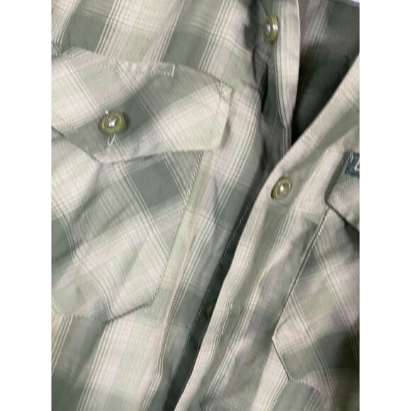 Dixxon Flannel Palo Verde Green Plaid Shirt D-Lux Bamboo Blend Men Size Small - Picture 10 of 14